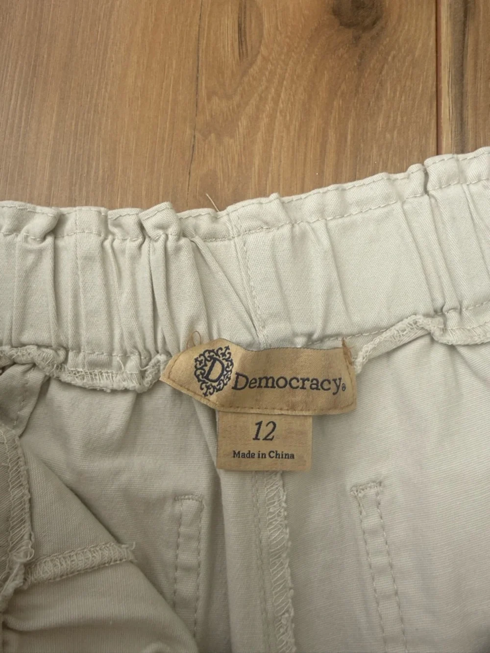 Democracy Cream Wide-Leg Women’s Cotton Pants - Picture 5 of 10
